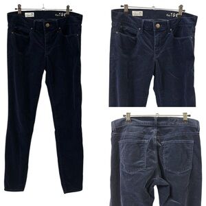 Gap 1969 Pincord Corduroy Mid Rise Skinny Legging Jeans Womens 28 Regular